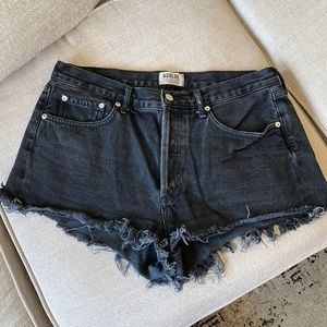 Agolde Parker Shorts in black